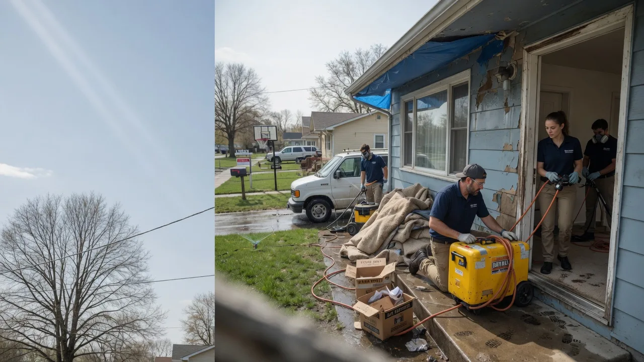 Basement Flood Cleanup in Kirvin, TX near me